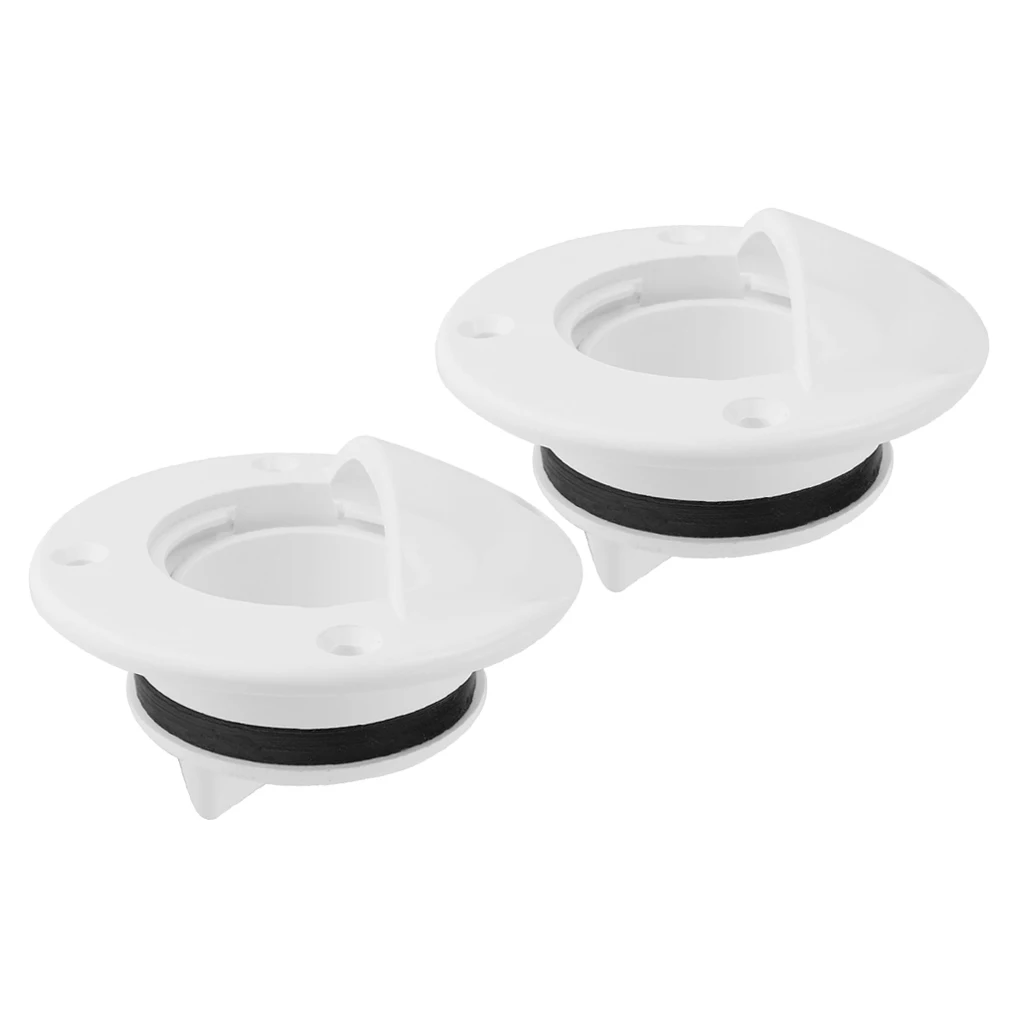 2 упаковки дренажных сливных клапанов для лодок дюйма шнековый колпачок слива