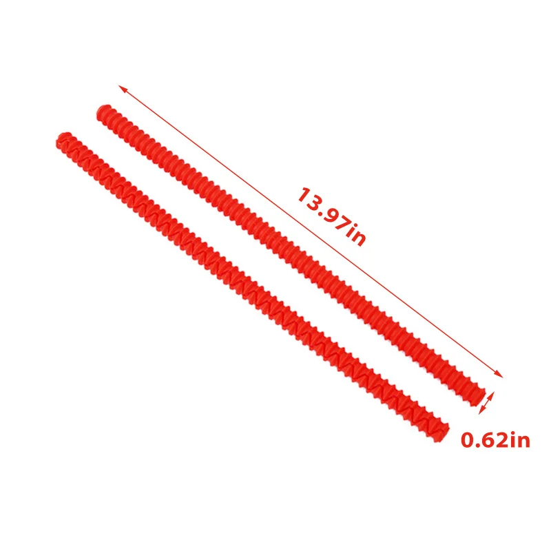 

4 Pcs Set Touch-free Oven Shelf Edge Protector High Temperature Guard Heat Resistant Strip Rack Shield Burn Protector Rack Cover