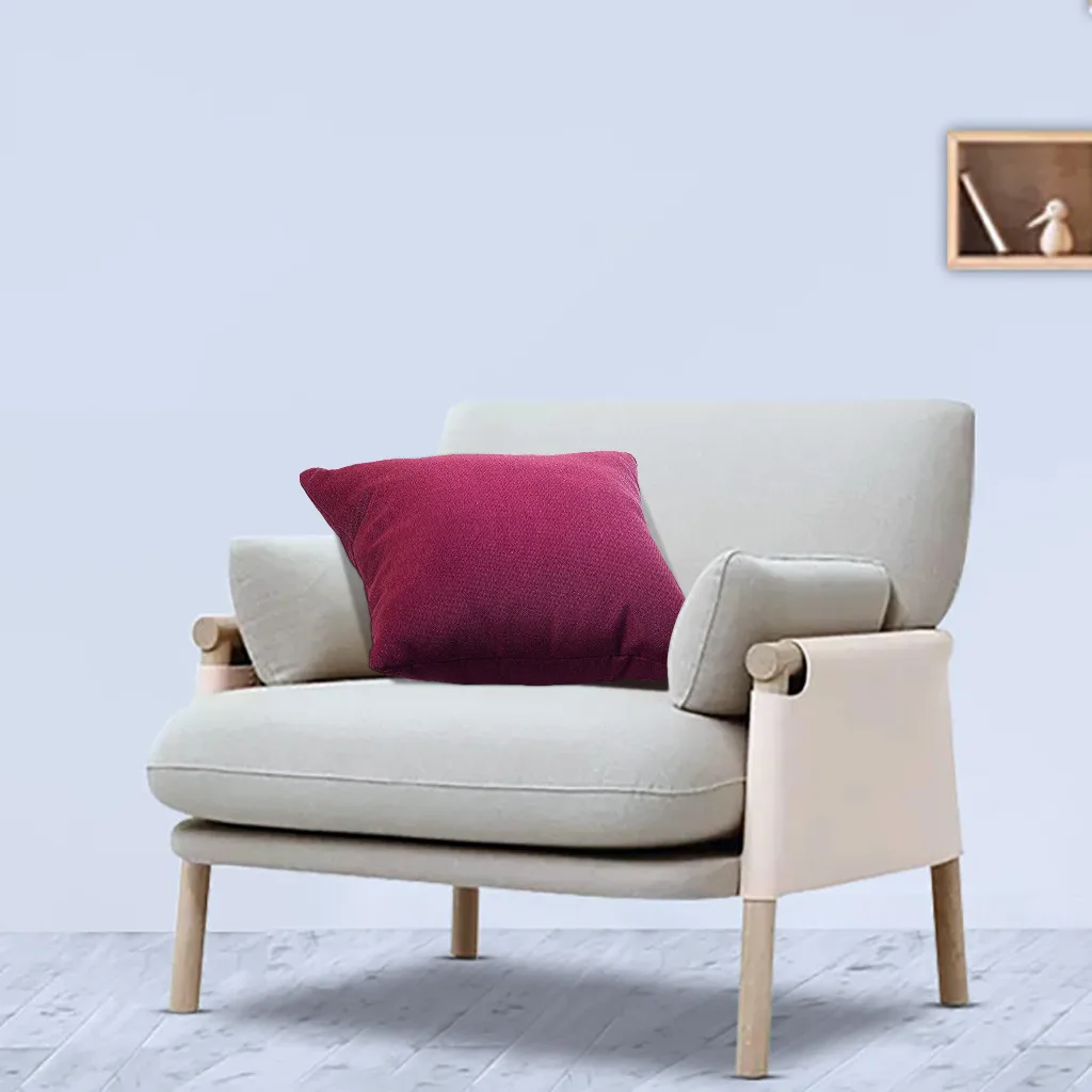 Квадратные декоративные подушки для дивана чехол однотонный простой