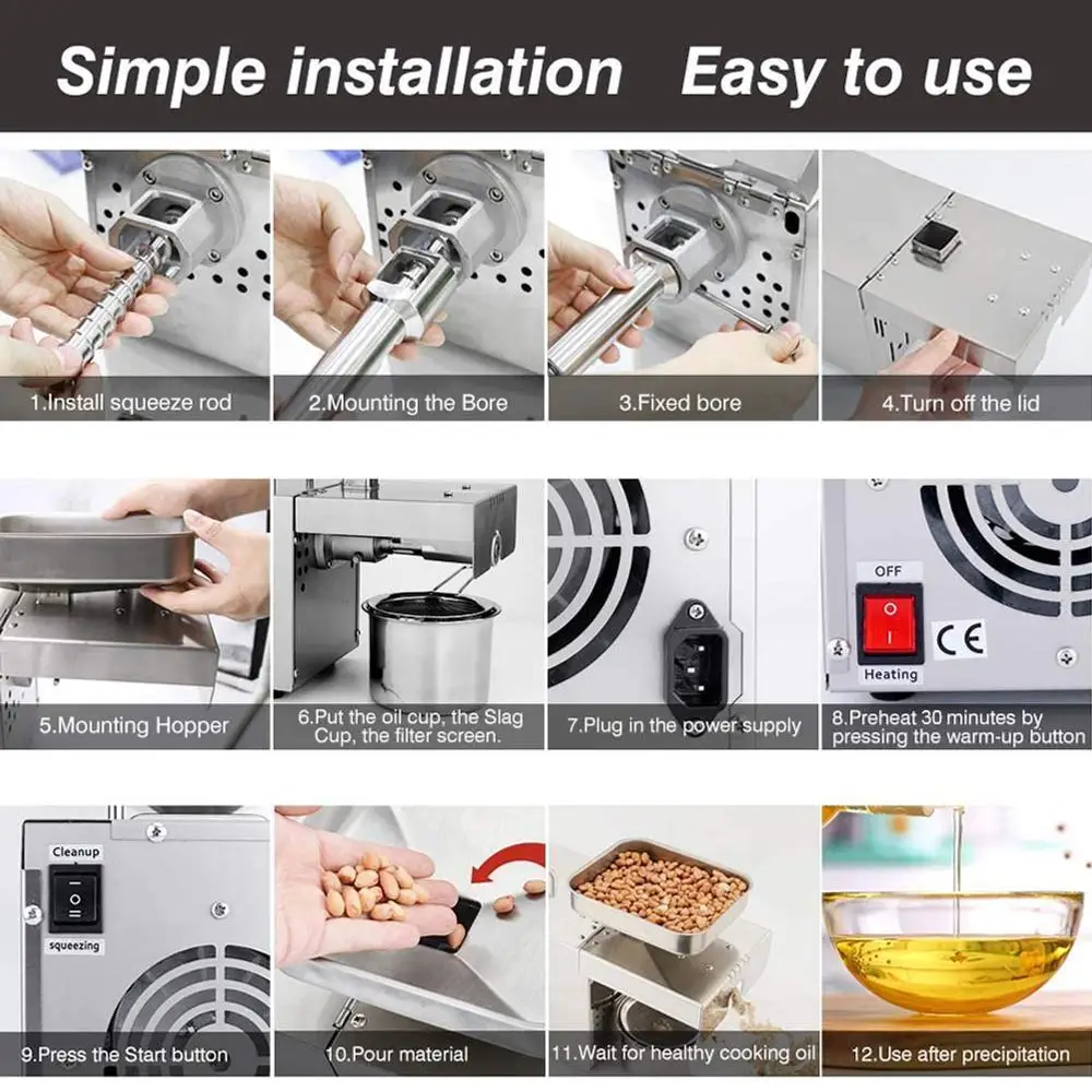 Машина для надавливания масла семян подсолнечника оливкового расширитель