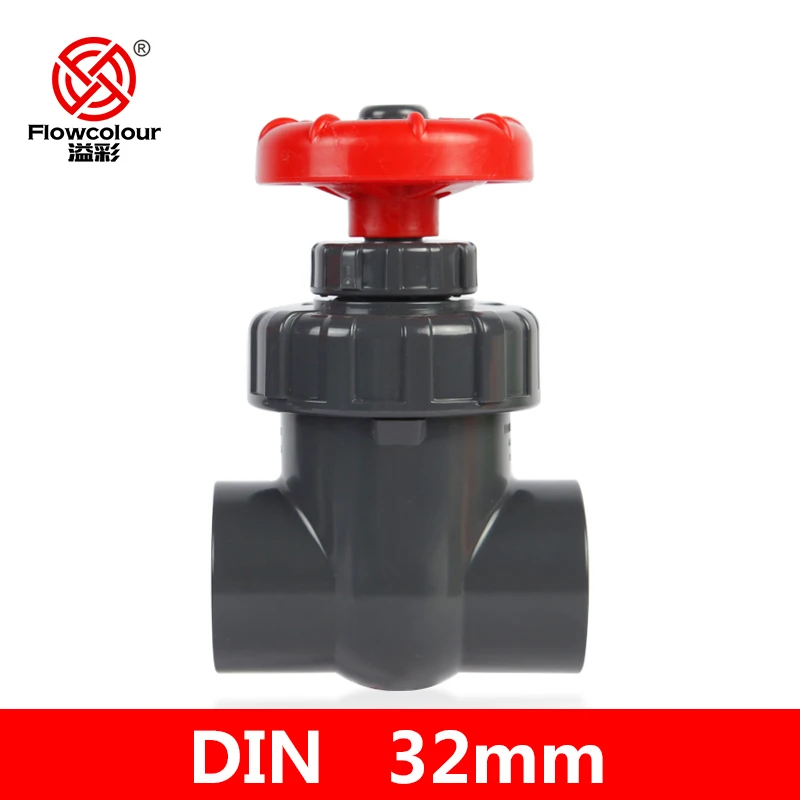 

Sanking UPVC 32mm Gate Valve Connectors Garden PVC Water Pipe Joint Agriculture Tools Garden Irrigation Water tank Pipe Fitting