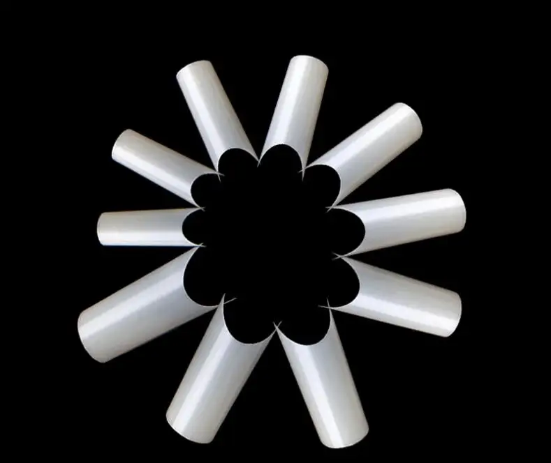 

100 Bags 500 Pcs Natural French Nail Tips C Curve Acrylic Nail Tips Faux Ongles C Shaped Fake Nails Wholesales SN283