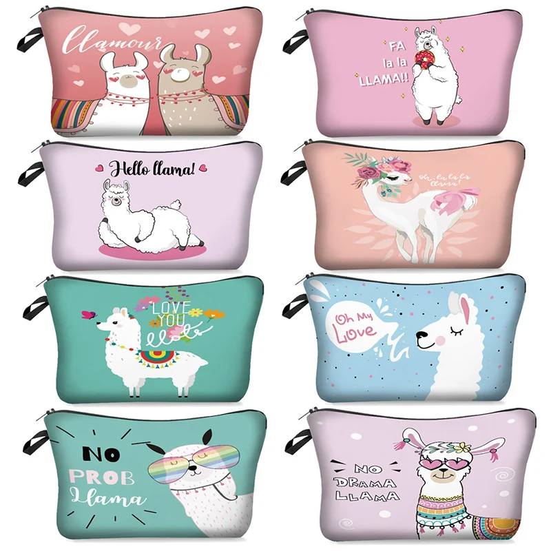 

Women Makeup Bags Travel cosmetic bag Storage bag Zipper Letter Prints toiletry bag Toiletries Organizer Female Make up Cases