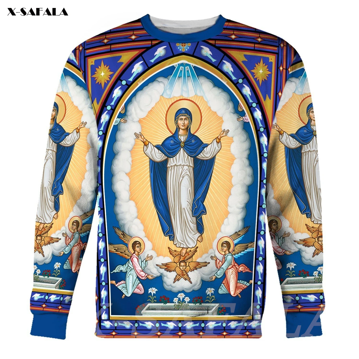 

Assumption of Mary Jesus 3D Printed Loose Sweatshirt Hoodie Harajuku Man Female Outwear Pullover Jersey Tops Hoody Streetwear