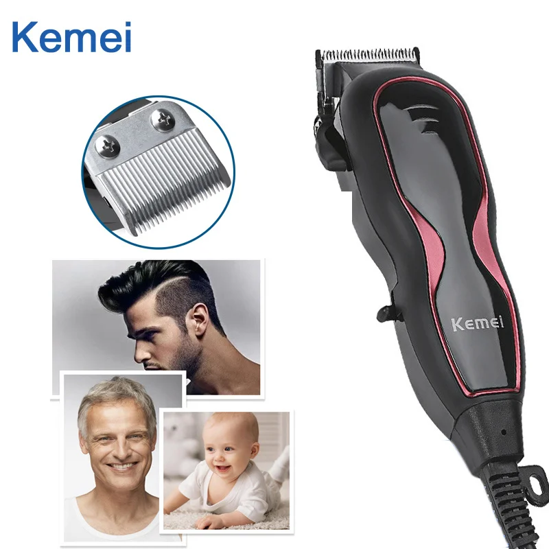 Kemei 1027 профессиональный триммер для волос с европейской вилкой машинка стрижки