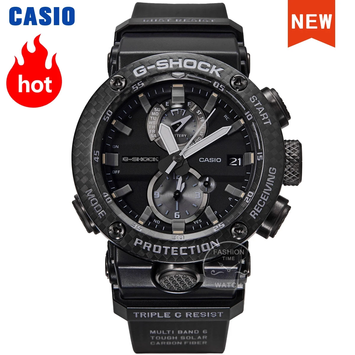 

Casio g shock watch men Solar radio wave carbon fiber bluetooth Waterproof watch quartz relogio masculino часы reloj hombre