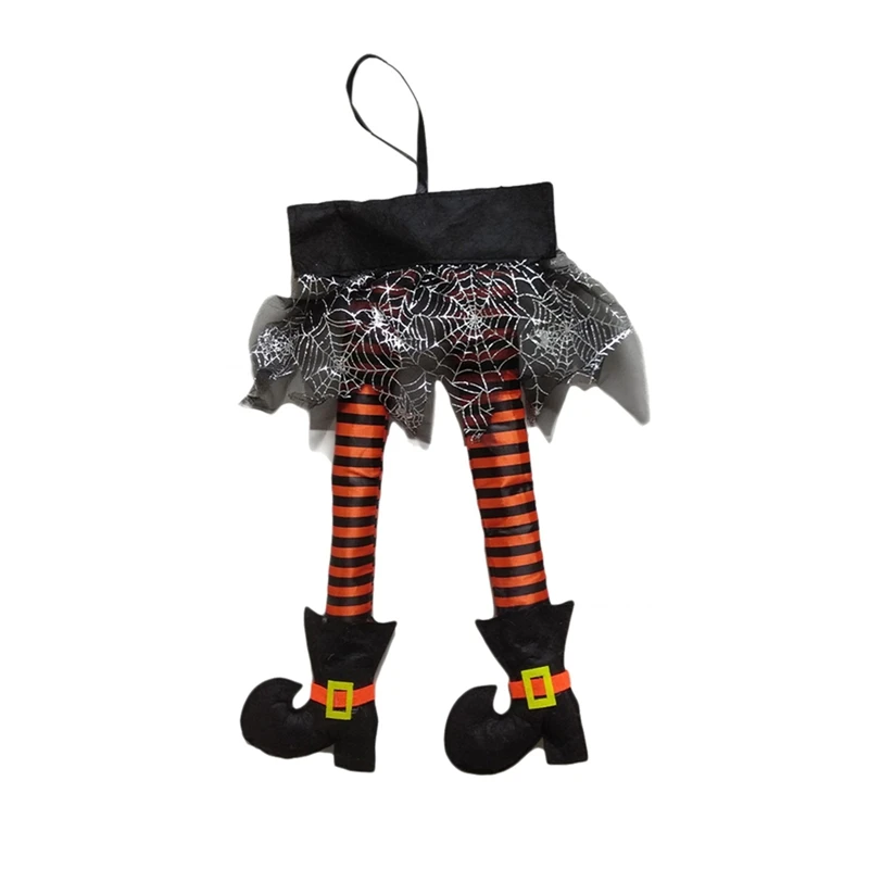 

Halloween Witch Legs Ornament Creative Cloth Halloween Horrible Hanging Pendant Party Supplies Decor for Home Bar Party