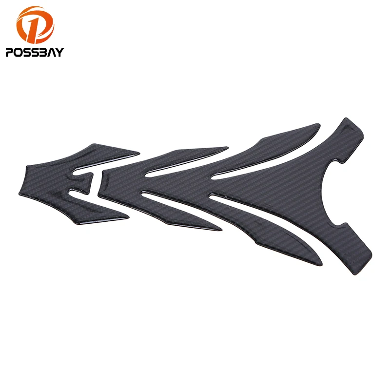 Наклейка на мотоцикл POSSBAY из углеродного волокна наклейка бензобак топливный бак
