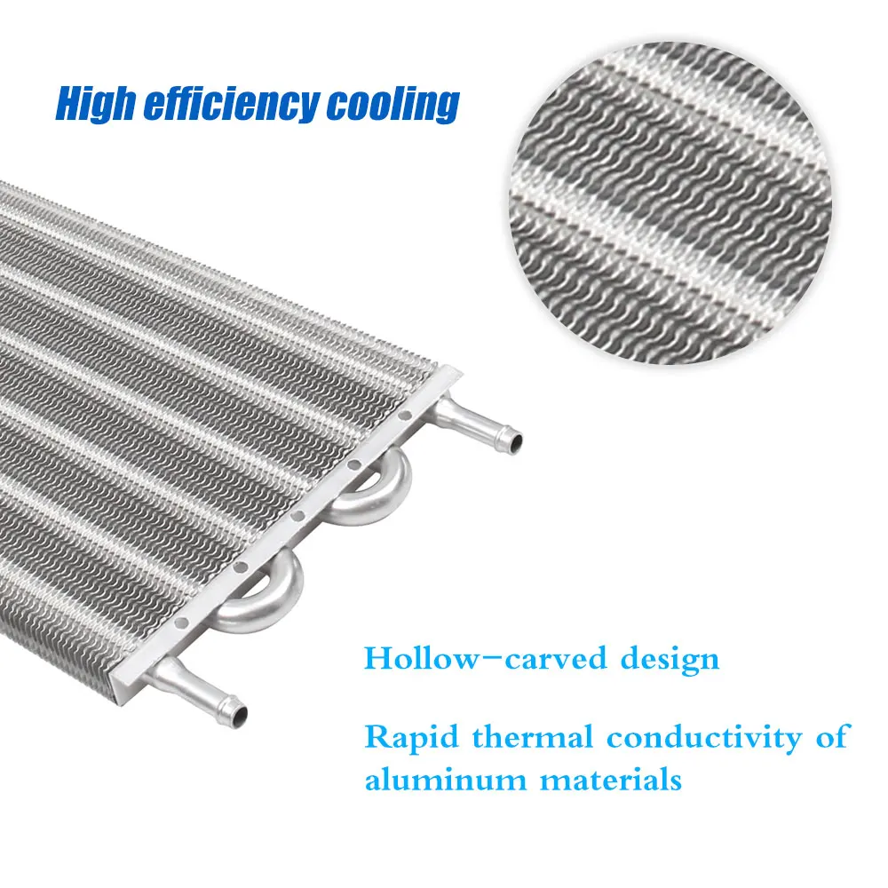 RYANSTAR -8 рядов серебристого алюминия с дистанционной передачей масляный