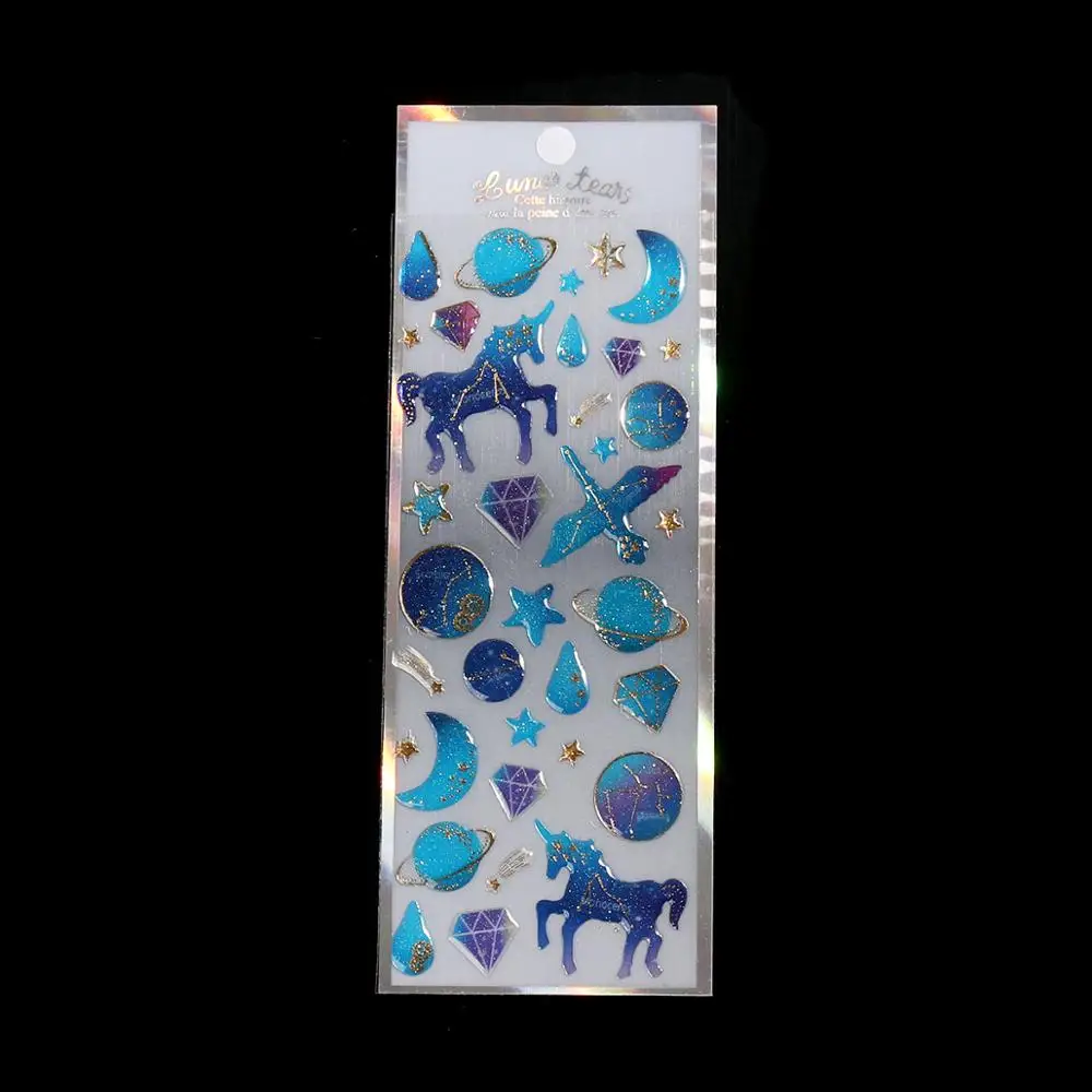 Horse DoreenBeads цветок сердце крыло Сакура с животными из ПВХ DIY скарпбукинг Декор стикер Смола ремесло наполнитель материал многоцветный 2 листа - Цвет: Horse