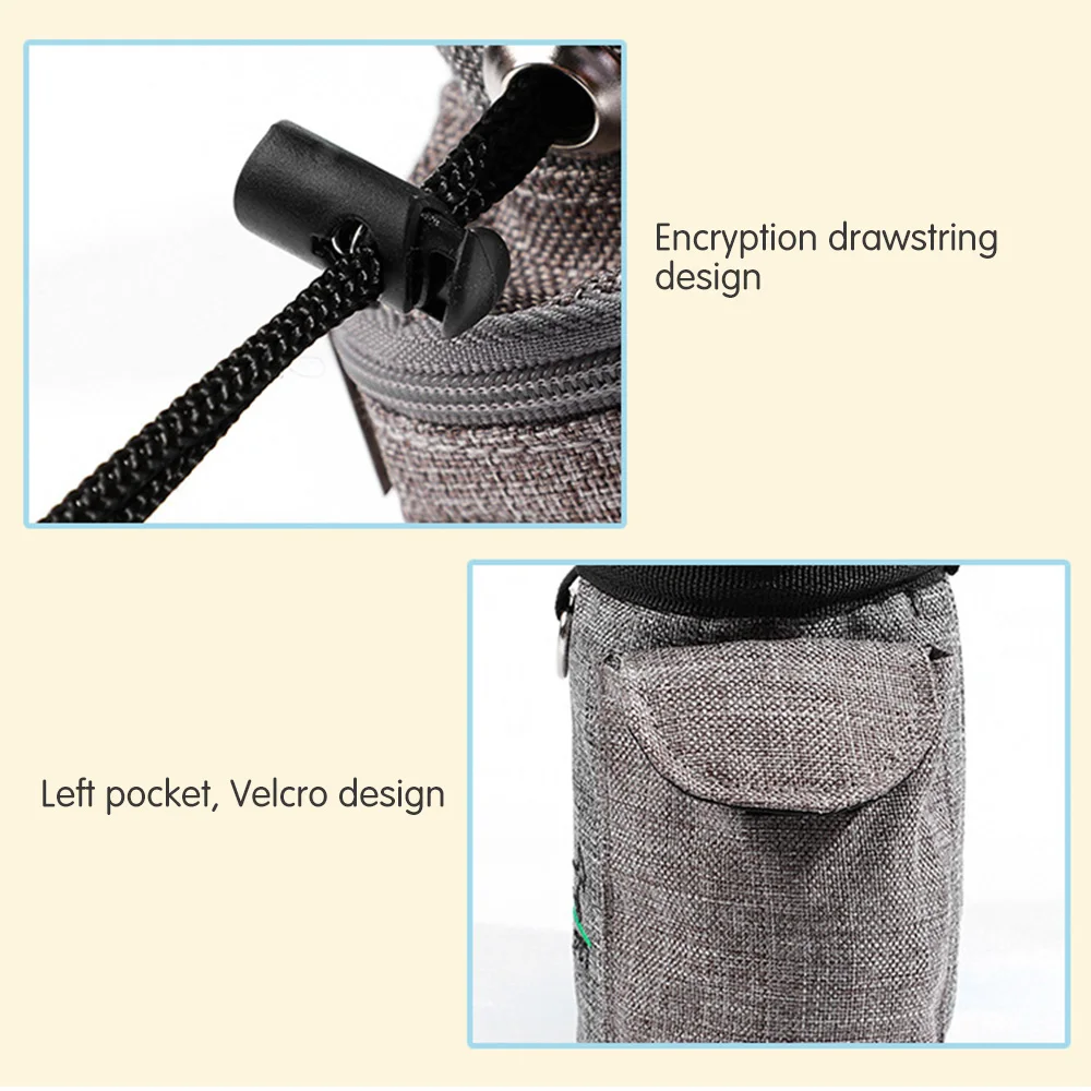 

Multifunctional Dog Training Bag Outdoor Pet Dog Training Waist Bag Pet Snack Bag Large Capacity Wear Resistant Pet Food Bag