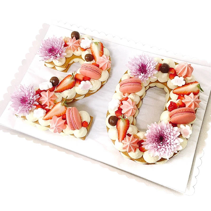 Цифры формы силиконовая форма буквы 3D Fondant (сахарная) формочка для торта