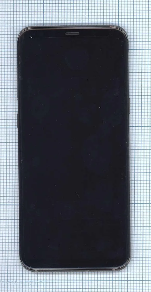 Модуль (матрица + тачскрин) для Samsung Galaxy S8 Plus SM G955F черный с золотой рамкой