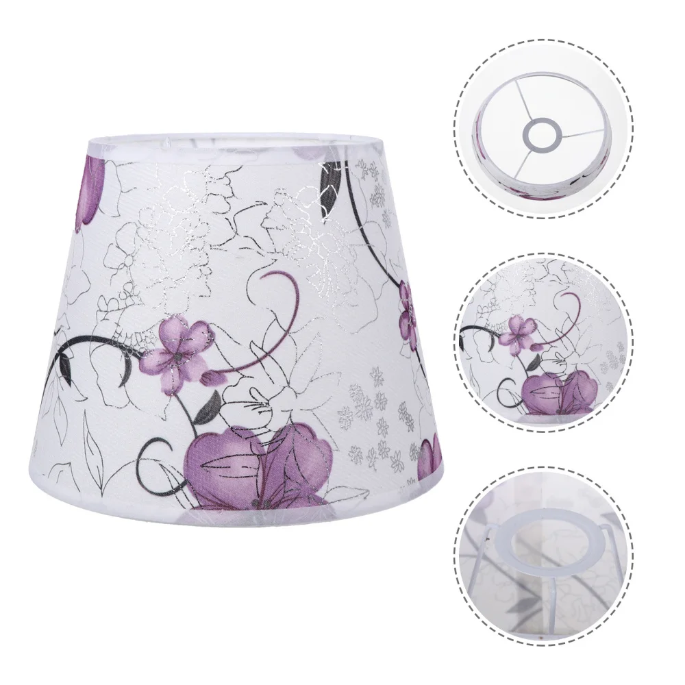 

1Pc Lamp Shade Fabric Lampshade Table Lamp Protective Cover Home Decoration