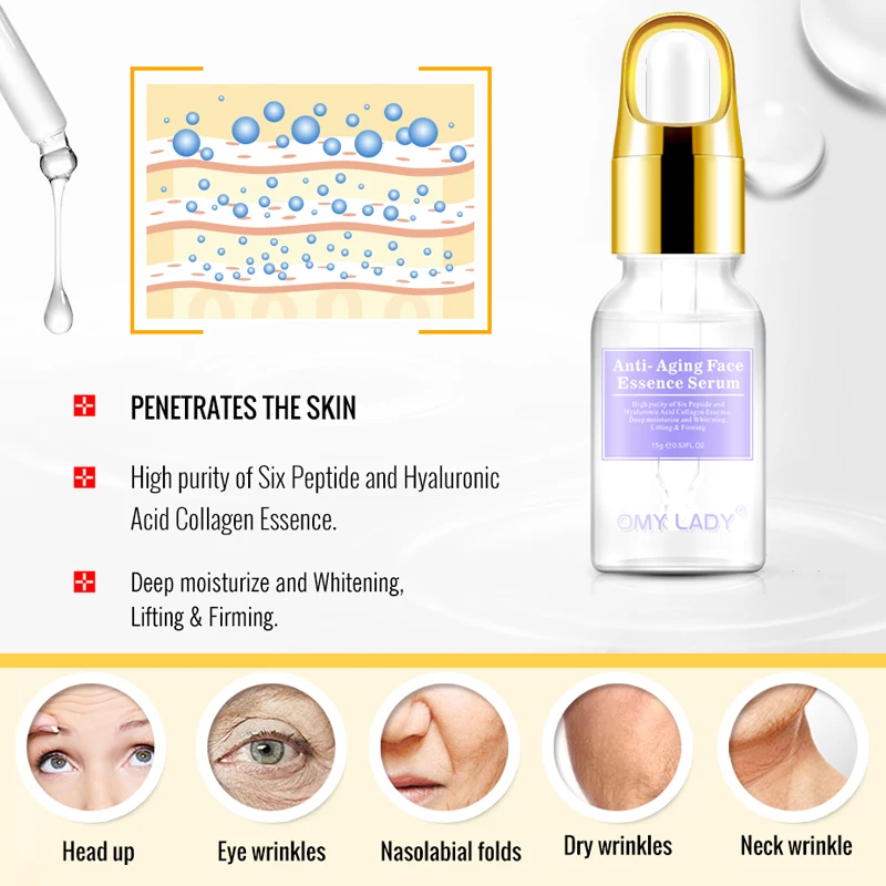 OMY LADY анти-старения анти-морщинки уход за кожей лица Сыворотки отбеливающей