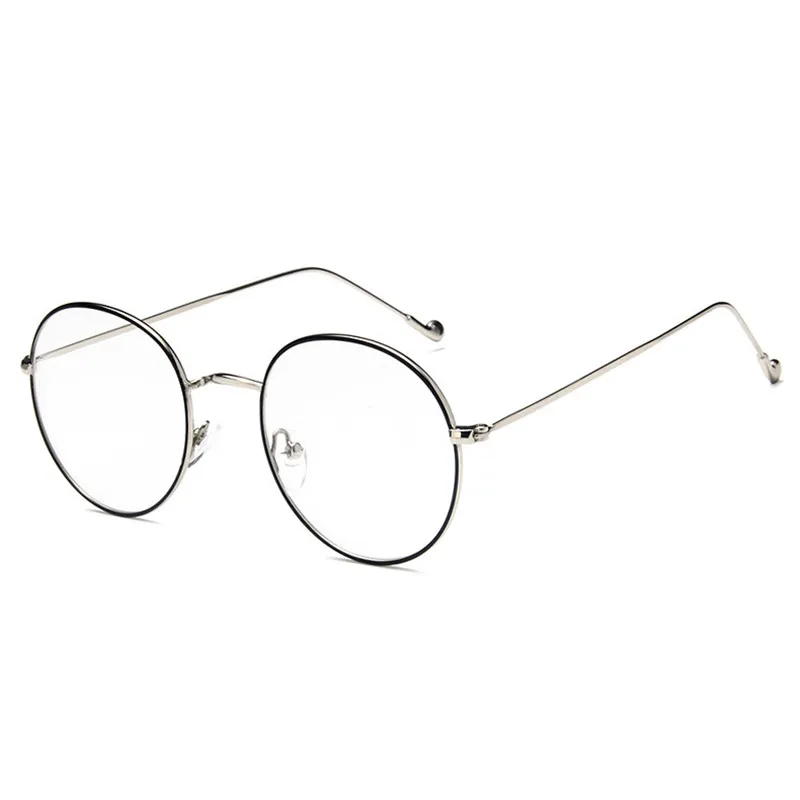 Новые дизайнерские женские очки оправы для оптики из металлического круглого