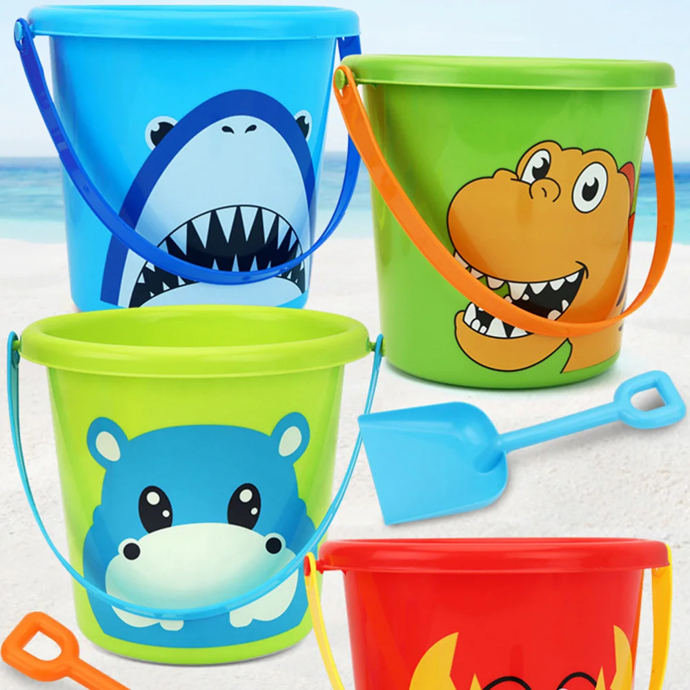 

3 Sets Interesting Bucket and Shovel Toys Kids Summer Beach Sand Playing Toys