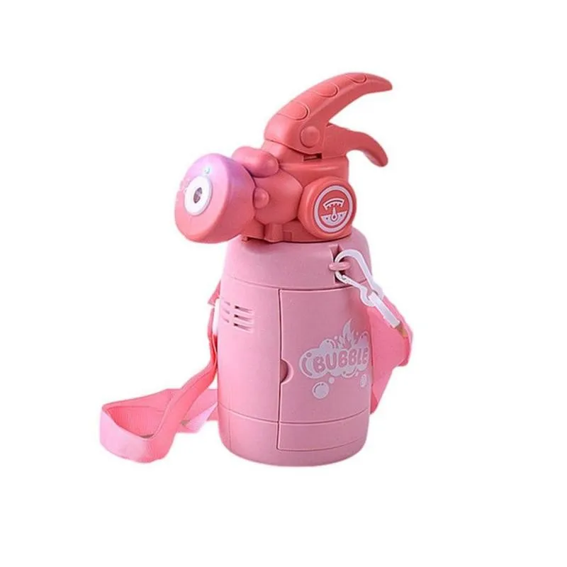 

Fire Extinguisher Bubbles Maker Gun Electric Bubble Blowing Wands Automatic Blower Toy Kids Children Summer Outdoor Toy 100ml