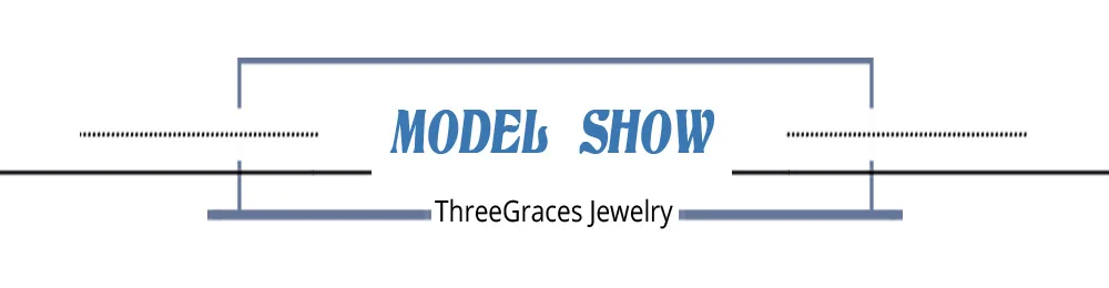 ThreeGraces, Новая мода 925, серебряные ювелирные наборы, кубический цирконий, узел, серьги, ожерелье и кольцо, набор для женщин, для танцев, вечерние, JS124