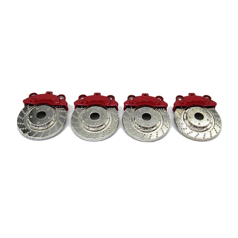 

4Pcs Metal Brake Disc Caliper Tire Modification Accessories for WPL D12 1/10 RC Car Upgrade Parts