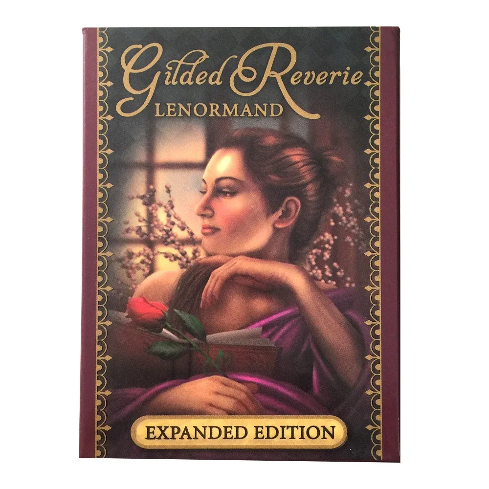 

44 Pcs Oracle Tarot Cards glided reverie lenormand expanded edition Board Deck Games Palying Cards For Party Game