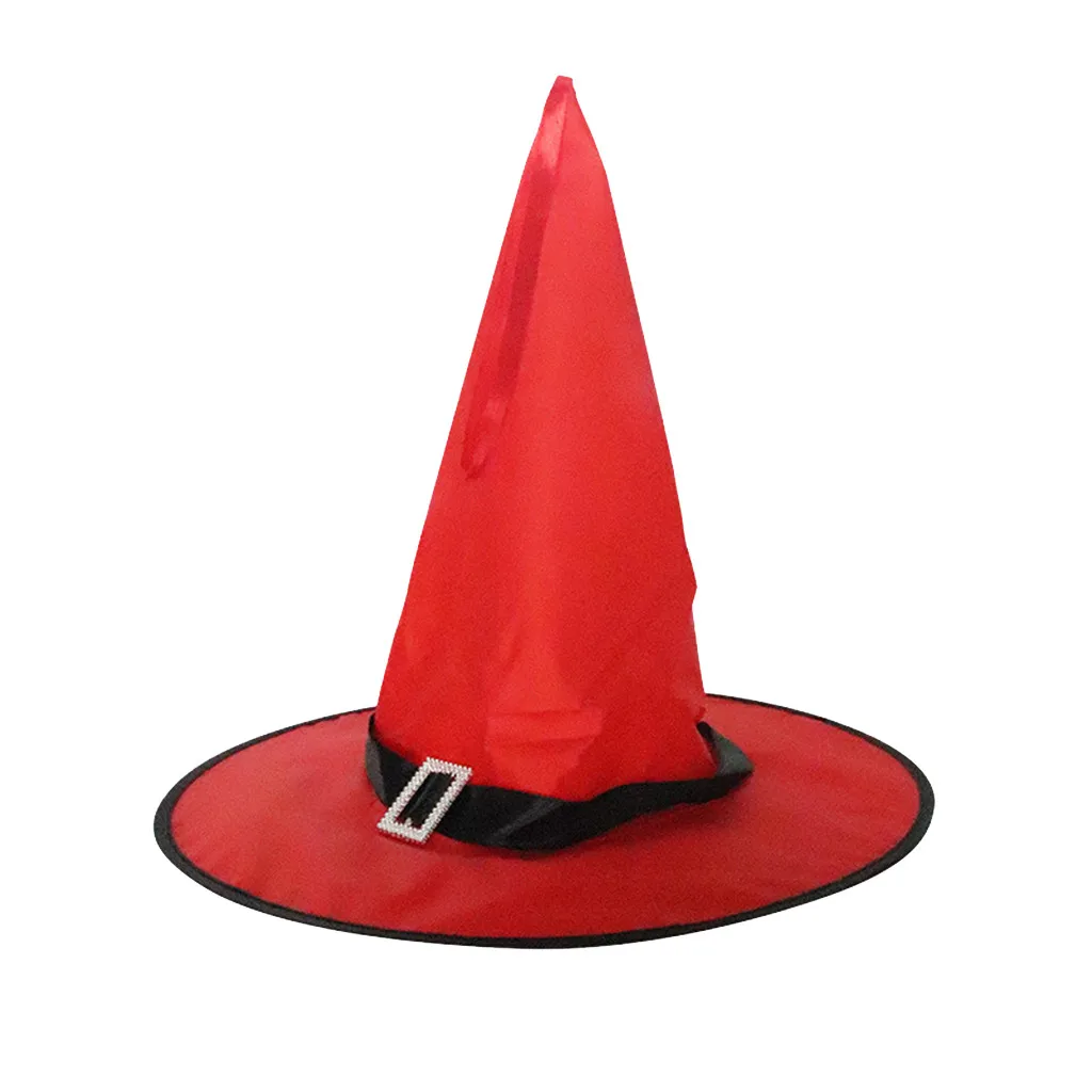 

New Halloween Funny Hat Girl Boy Children Prom Party Decoration Strappy Hat Fashion Multicolor Witch Caps Casquette 2020