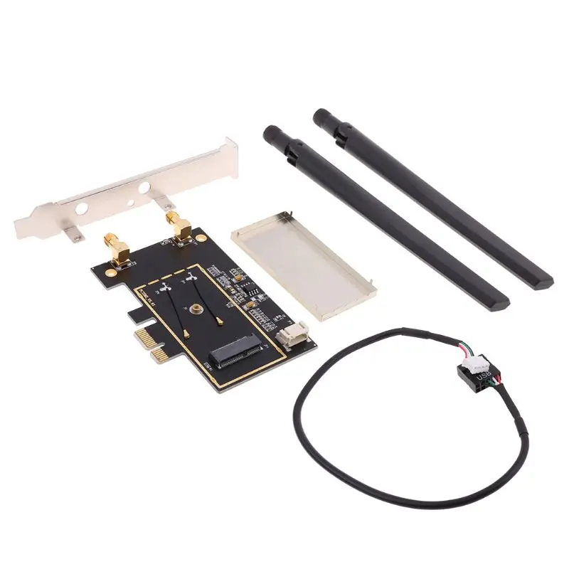 Преобразователь переменного тока WTXUP M2 в PCIE карта адаптера AX200 9260 8265 1650A для