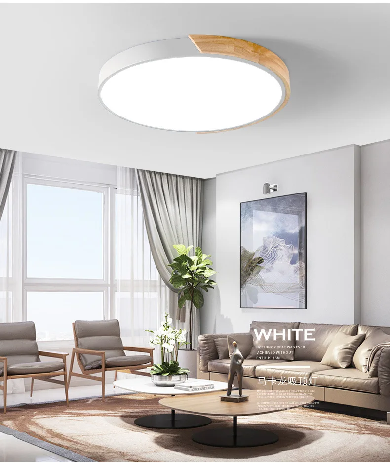 Ультратонкий Светодиодный потолочный светильник 5 см современный панель для