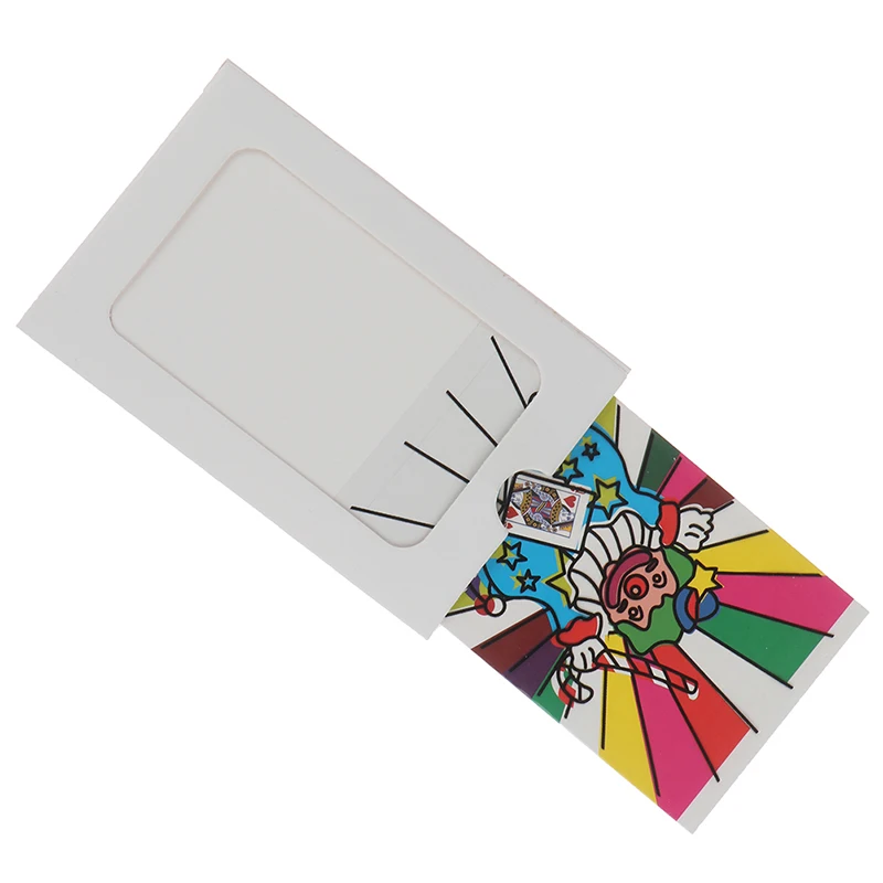 Мини Изменение цвета клоуна карты Волшебные трюки игрушки для детей крупным