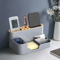 desktop storage organizer pencil card holder box container multi functional table storage box for desk office supplies table