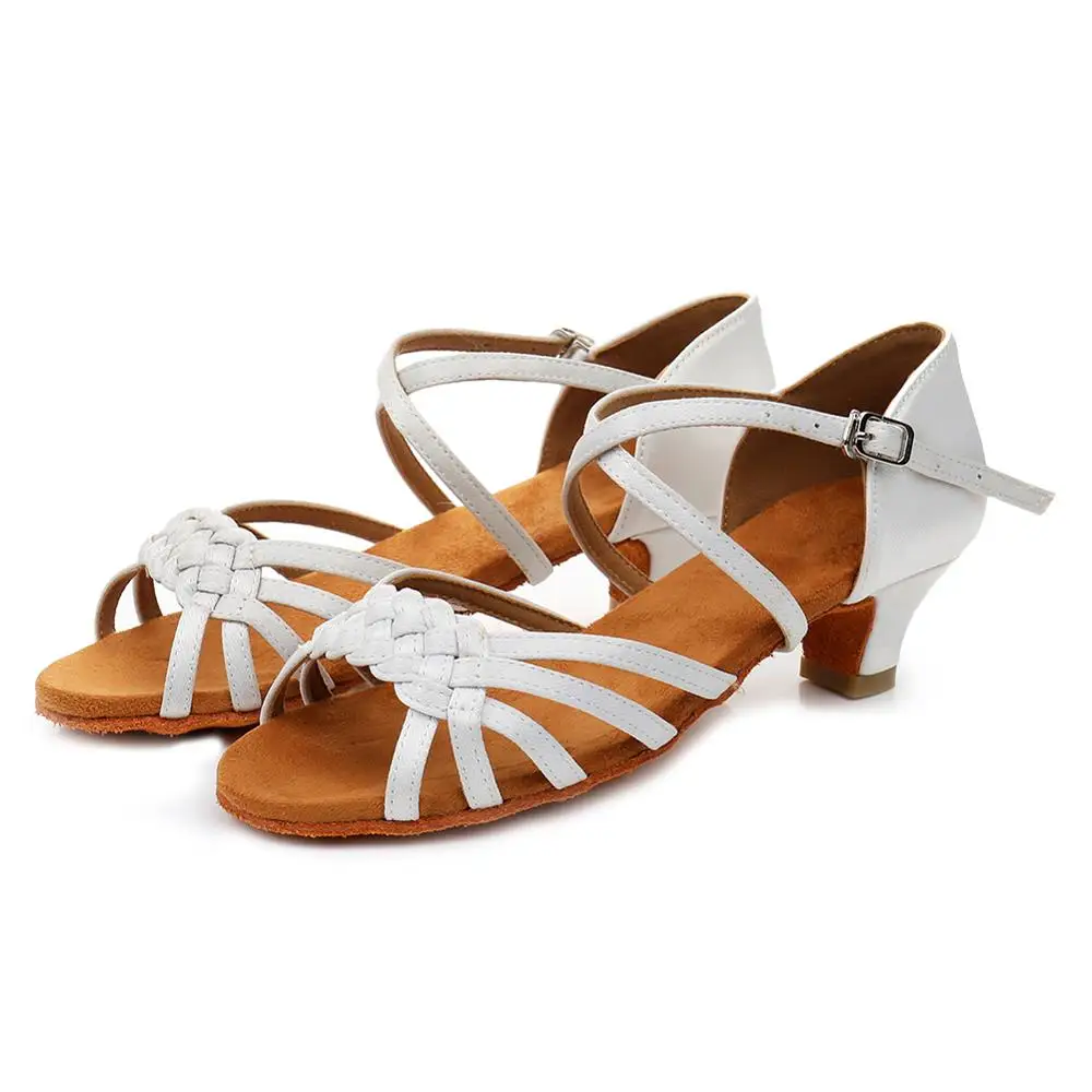 Latin Dance Shoes Salsa For Women Girls Children Indoor Tango Ballroom Dancing High Quality Dropshipping | Спорт и развлечения