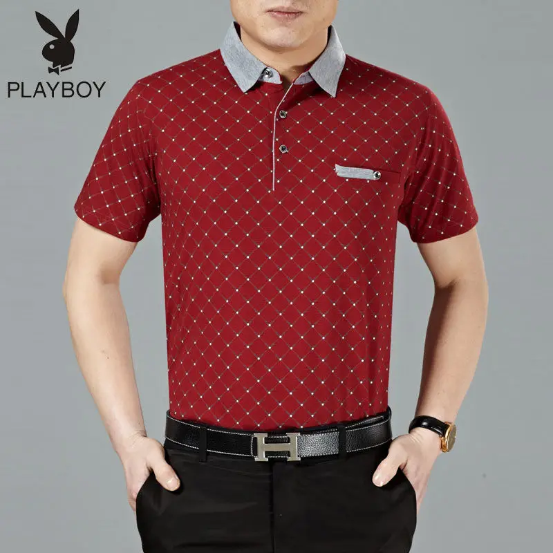 

2020 Summer New short Sleeve Polo Shirt men Turn-over Collar fashion casual Slim Breathable Solid Color Business Cotton Polos