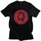 Футболка Che Guevara мужская с коротким рукавом, стильная повседневная рубашка с круглым вырезом, Сорочка свободного покроя из мягкого хлопка, одежда