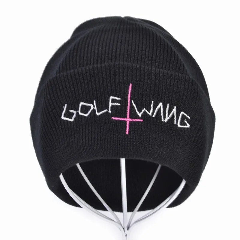 

Golf Tyler The Creator Knitted hat Bone Gorras Black beanie Cap winter ski hat