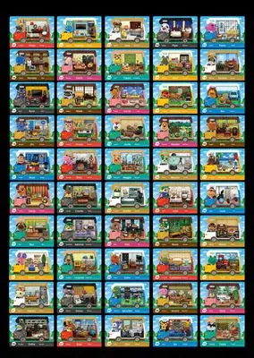 50 шт. Добро пожаловать новые карты для перекрещивания животных в листьях NFC