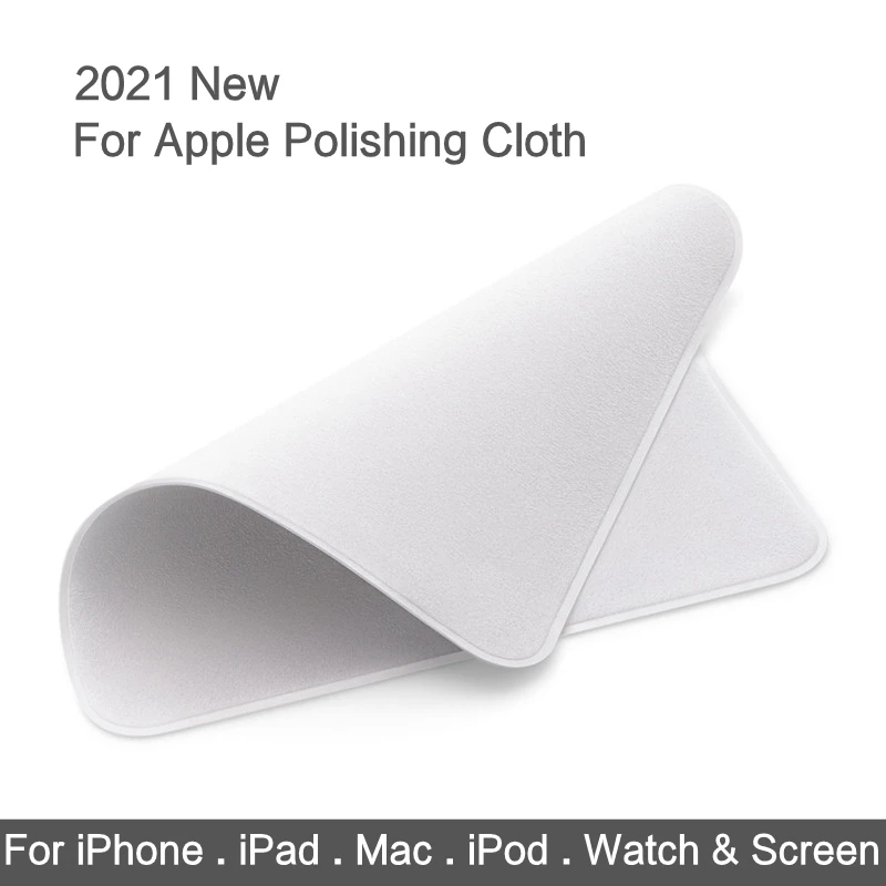 

New Polishing Cloth For iphone case Screen Cleanihg Cloth For iPad Mac Apple Watch iPod Pro Display XDR Cleaning Supplies