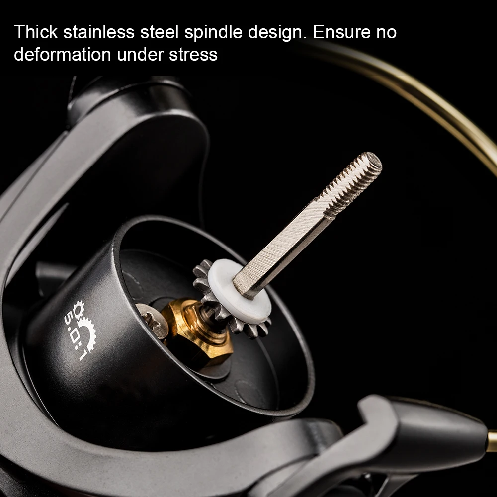 Obei Classic S1 5.0:1 6.2:1 Fishing Reel 2000H 5+1 Bearing Freshwater  Max Drag 8KG Carp Fishing Reel for Bass Winter Tackles