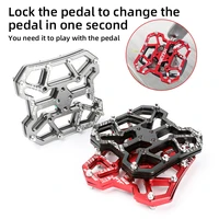 2020 new 2pcs durable clipless pedal classic delicate aluminum spd keo bicycle clipless pedal platform adapters bike accessories