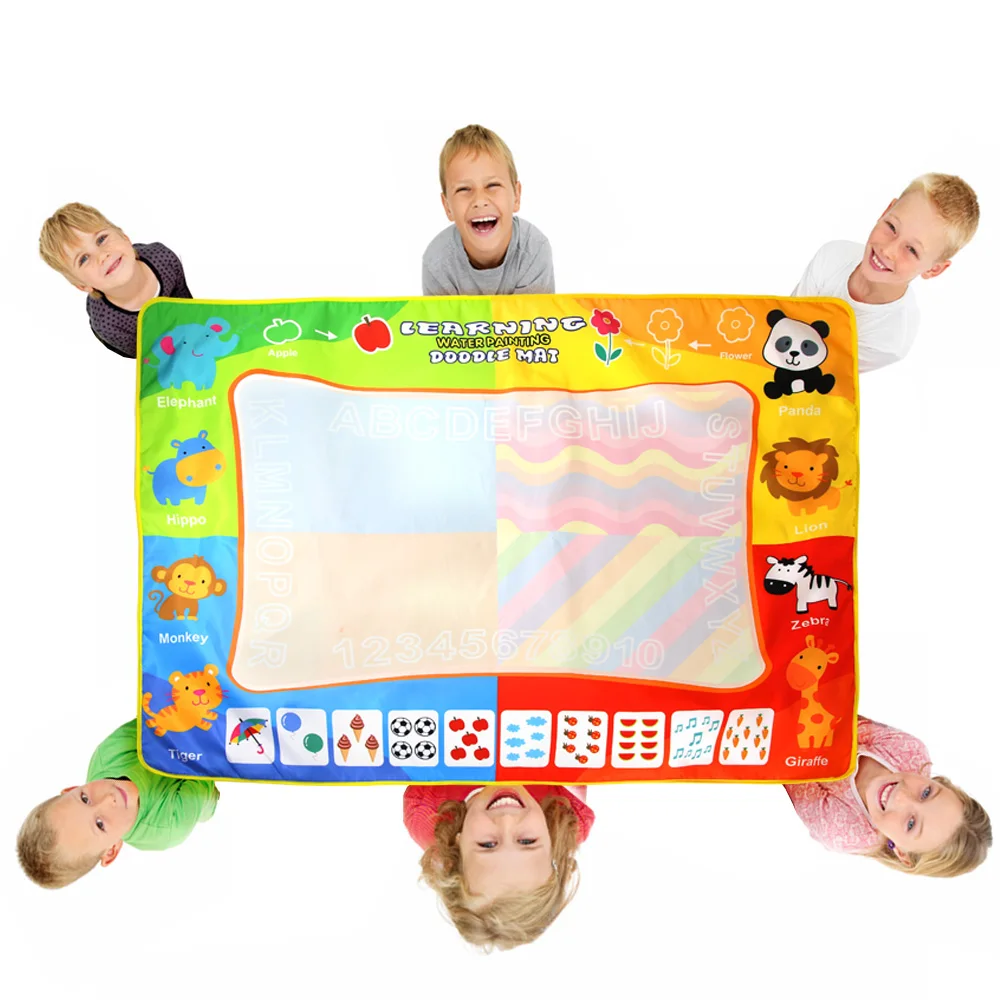 120*90 см большой Размеры для рисования водой коврик & волшебная ручка ковер доска