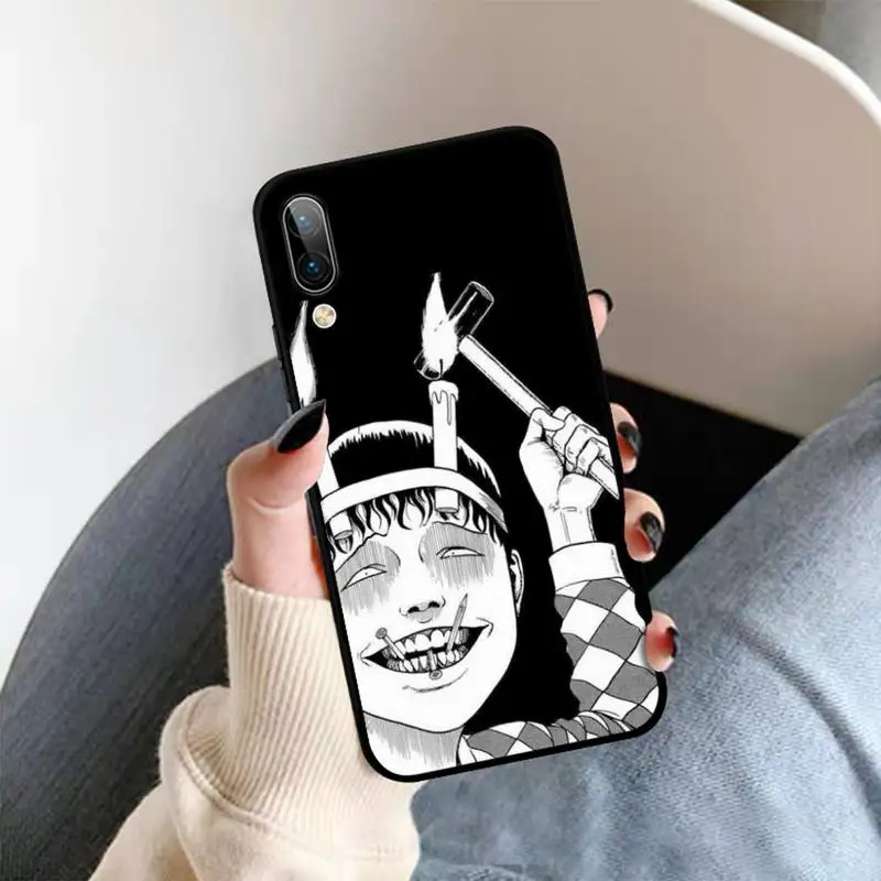 junji ito terror horror anime phone case for oppo a9 a7 a3s a1k f5 reno 2 z realme 6 5 pro c3 vivo y91c y51 y31 y19 y17 y11 v17 free global shipping
