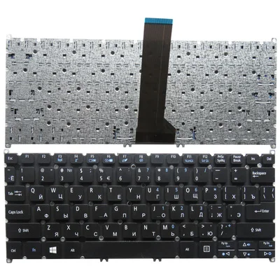 Новинка для Acer Aspire es1-131 R3-131T ES1-311 ES1-331 ES1-111 ES1-112 с русской версией черного и белого