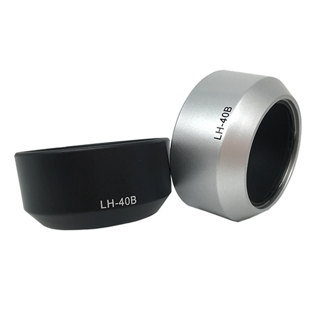 LH40B Practical 1:1.8 Camera Accessories Lens Hood Replacement Easy Install Solid Professional 45mm For Olympus M.ZUIKO DIGITAL |