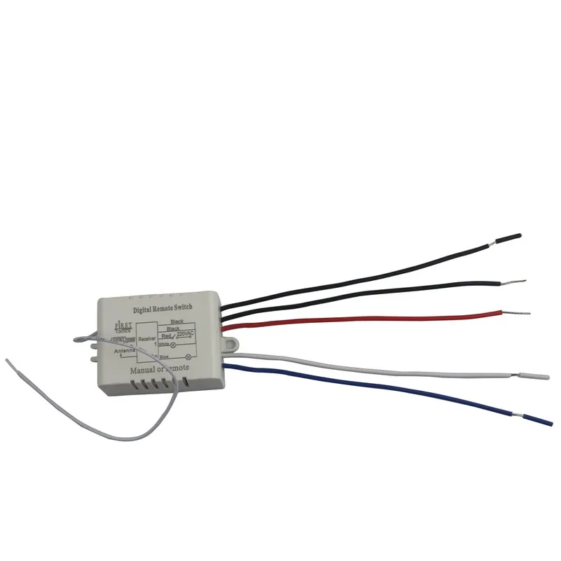 Универсальный 220V 2 канала Беспроводной дистанционного Управление 10S Задержка