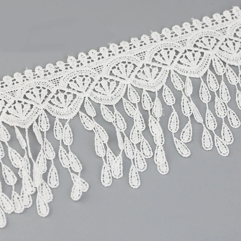 (1 ярд/рулон) 70 мм белая черная шелковая сетка кружево блестящая отделка рукоделие