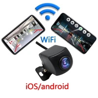 wireless car rear view camera wifi 170 degree wifi reversing camera dash cam hd night vision mini for iphone android 12v cars