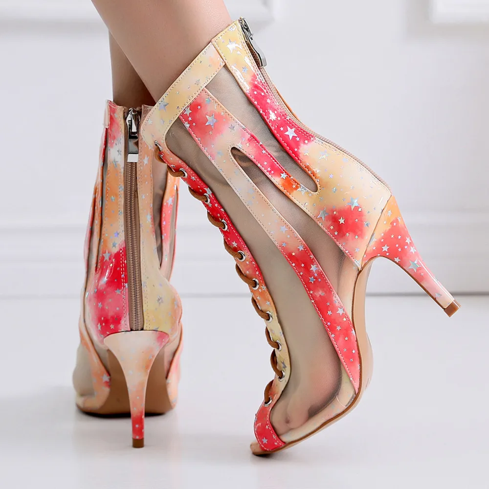 Женские туфли для латиноамериканских танцев элегантные из искусственной кожи на