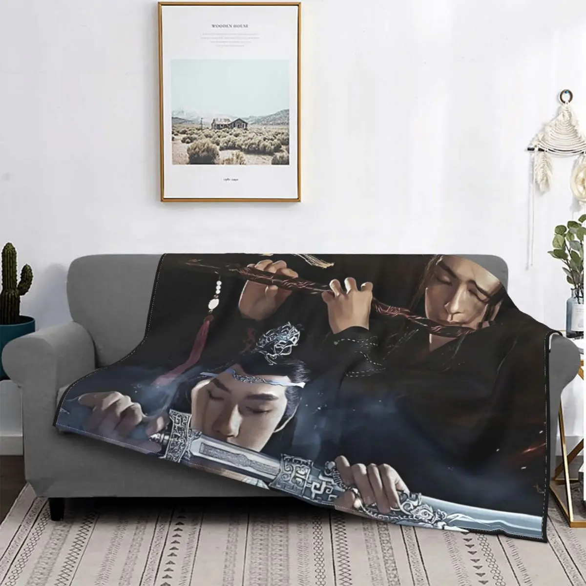 

Grandmaster Of Demonic Cultivation Blanket Bedspread Bed Plaid Sofa Bed Bedspread 90 Thermal Blanket Luxury Beach Towel