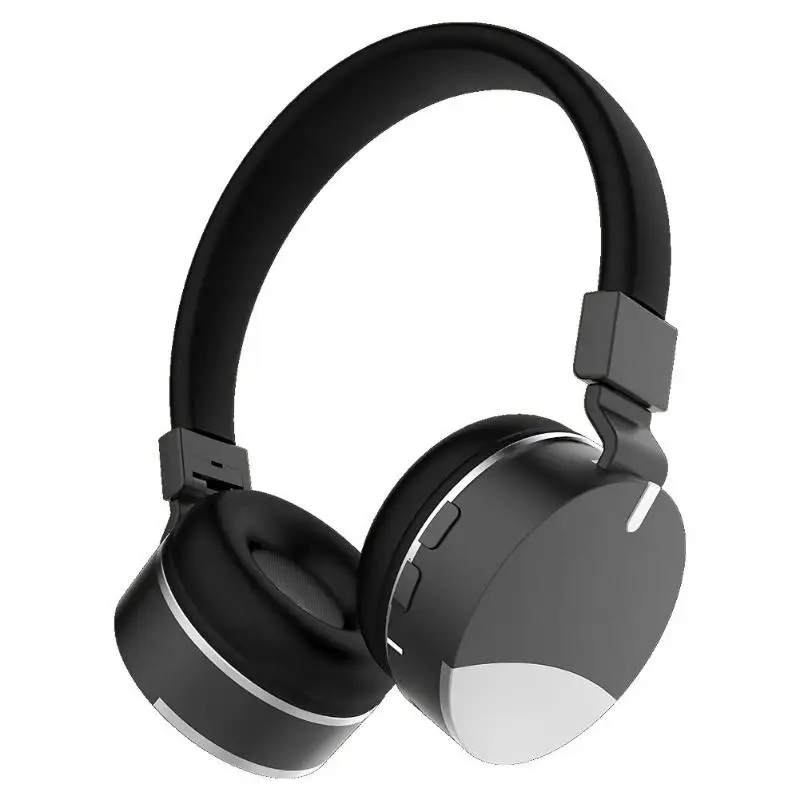 Черный E86 Детские беспроводные Bluetooth шумоподавление стерео наушники гарнитура - Цвет: Черный