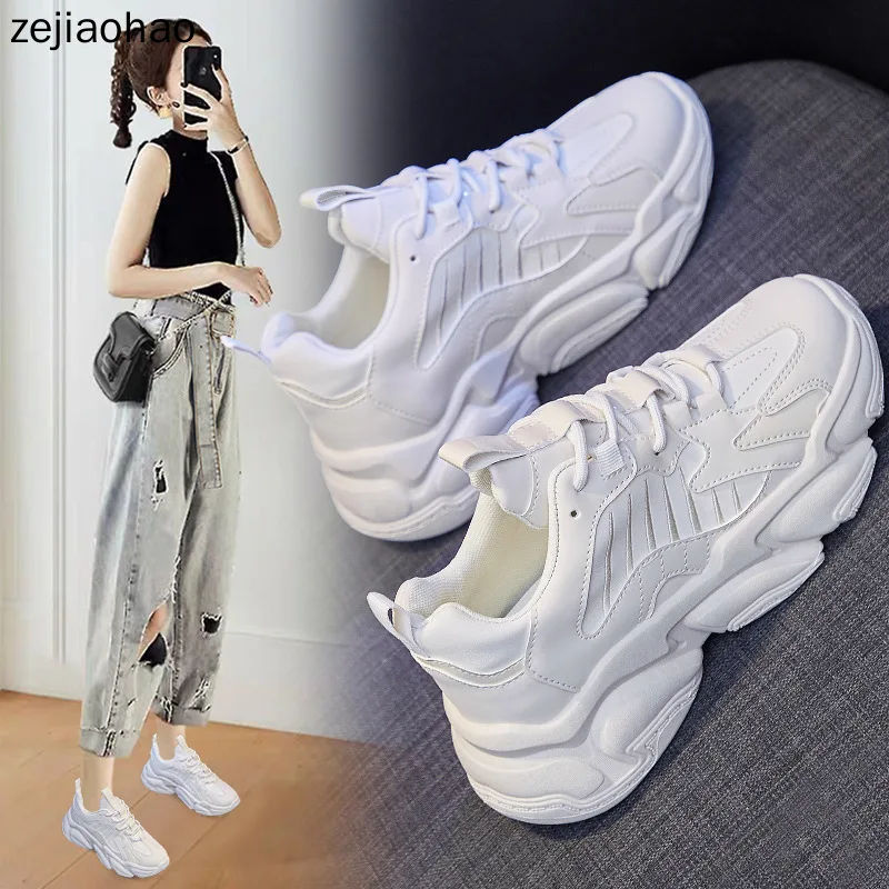 

Zejiaohao Autumn Women Shoes Flats Causual Ladies Sports Shoes Fashion Air Mesh Lace Up Light Breathable Female Sneakers ks-168