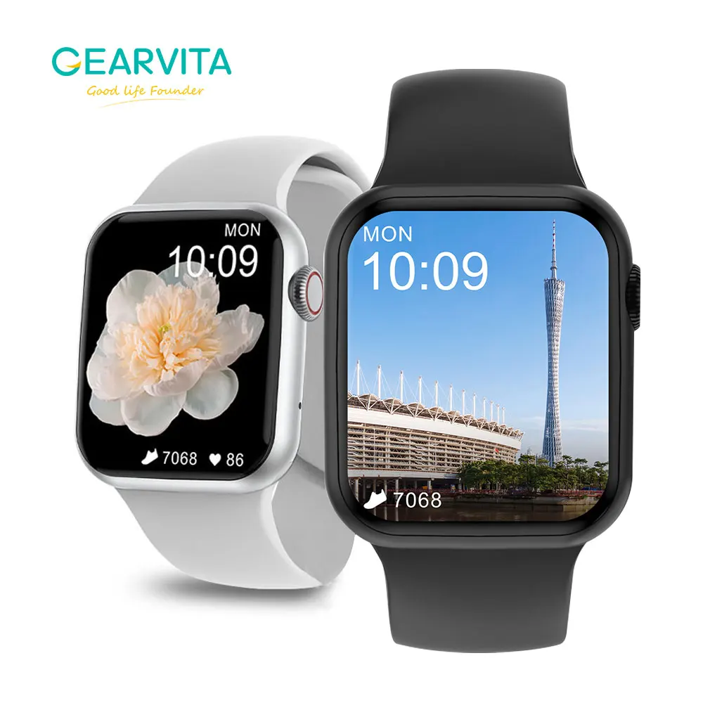 Смарт-часы GEARVITA DT100 Pro Plus с поддержкой bluetooth пульсометром оксиметром 1 78 дюйма -